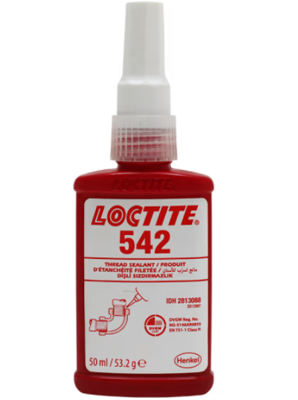 LO THREAD SEALANT 50ML MED 542 - FOR HYDRAULIC PIPES