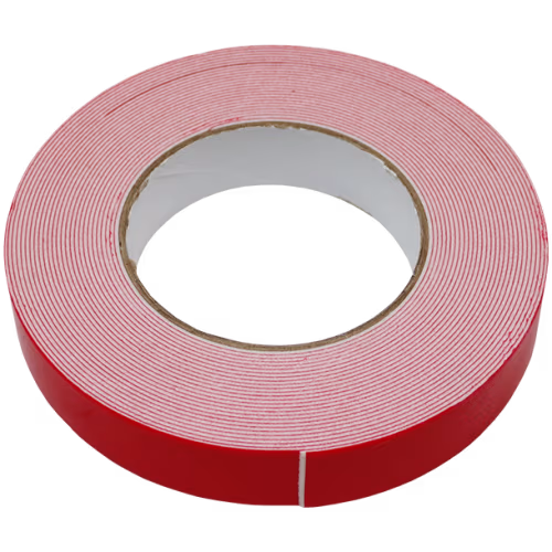 TAPE D/SIDED FOAM 18MM X10M FB - 1.0MM THICK - HOTMELT
