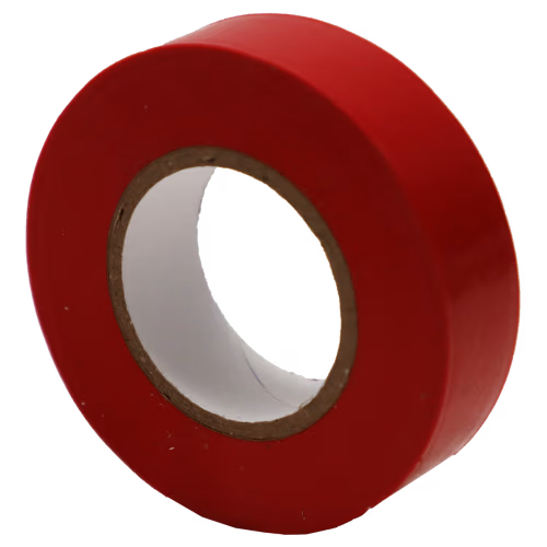 INSULATION TAPE 10M RED - 130 MICRON X 18MM