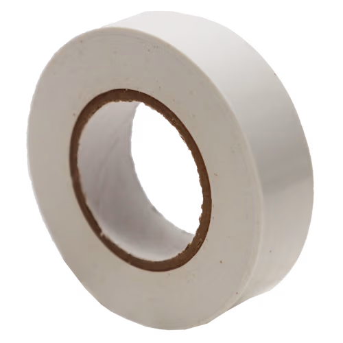 INSULATION TAPE 10M WHITE - 130 MICRON X 18MM