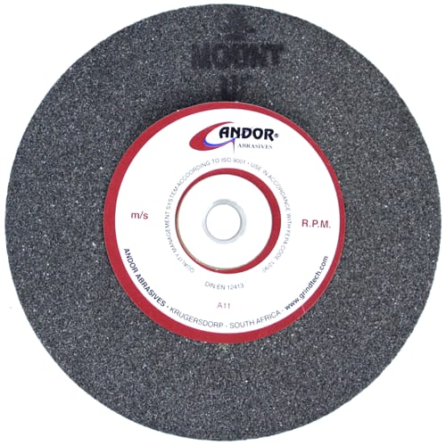 GRINDING WHEEL AN 150X13MM GREY A 36 - 31.75MM BORE - ALUMINIUM OXIDE(COARSE)