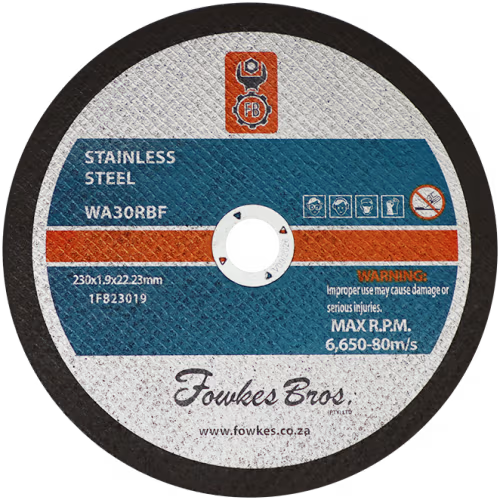 CUT OFF S/S 230X1.9X22 FB - STAINLESS STEEL