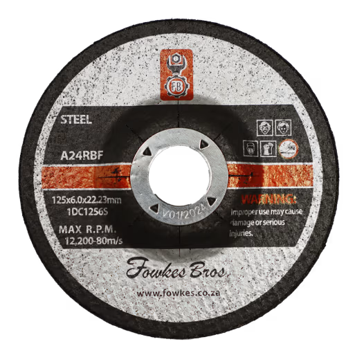 GRINDING DISC STL 125 X 6.0 FB - FOR STEEL