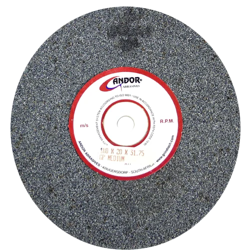 GRINDING WHEEL AN 180X20MM GREY A 46 - 31.75MM BORE - ALUMINIUM OXIDE(MEDIUM)