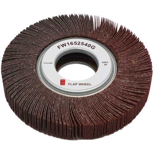 FLAP WHEEL 165 X 25MM 40G FB - 44.0MM BORE - PREMIUM CLOTH (215 FLAPS)