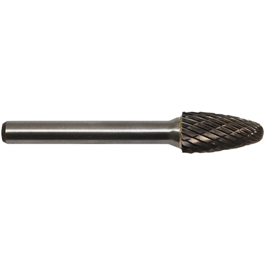 BURR TCT F ROUND TREE 12MM FB - 12 X 25MM (RBF-Z6) - 6MM SHANK