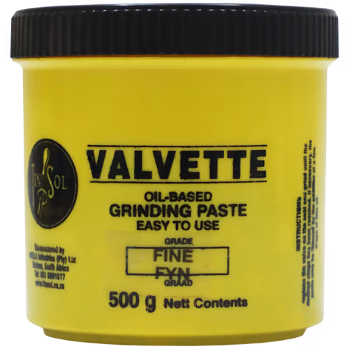 GRINDING PASTE VALVE 500G FINE - VALVETTE - OIL BASED (FINE GRIT)