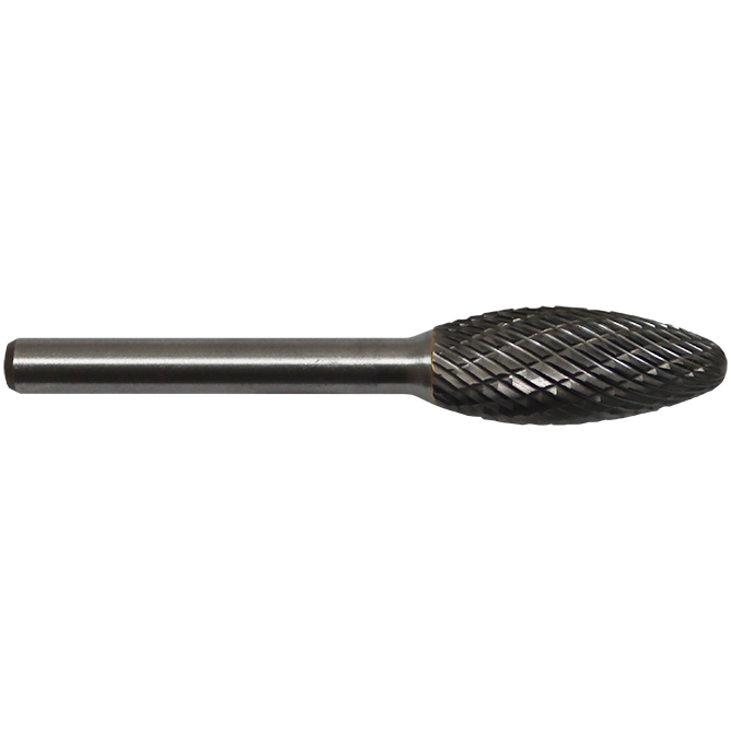 BURR TCT H FLAME 12MM RHODIUS - 12 X 32MM (H FLAME-Z6) - 6MM SHANK