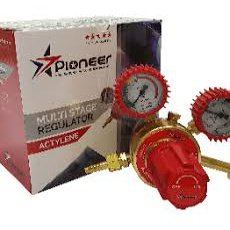 Acetylene multi-stage gas regulator