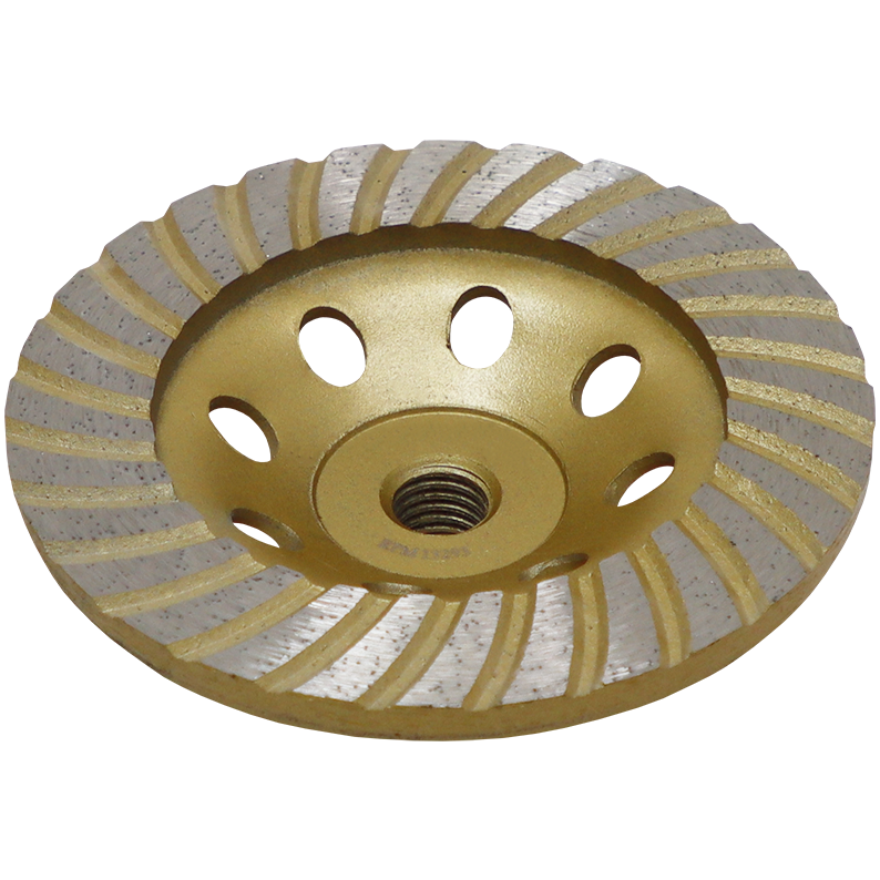 DIA CUP WHEEL 115X14MM COLD PRESSED FB - 14MM THREAD HOLE - DIAMOND CUP WHEEL