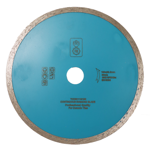 DIAMOND BLD 230MM CONTINUOUS FB - WET CUT - CERAMIC TILES/FIBREGLASS