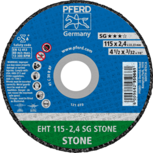 CUT OFF MASONRY 115X2.4X22 SG PFERD - SG = HIGH PERFORMANCE