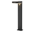 Solar Flair Outdoor Round Bollard Light with Sensor